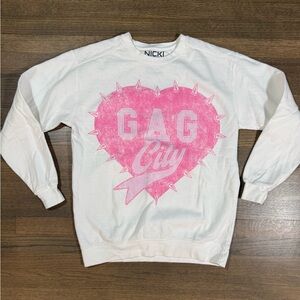 Nicki Minaj Pink Friday 2 Tour Crewneck Sweatshirt-Gag City FTCU-Size Medium